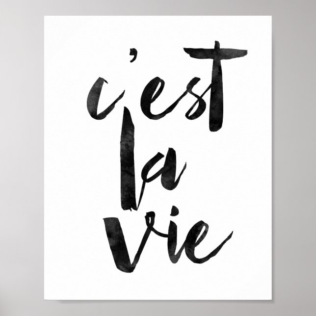 Póster C'est La Vie (Frente)