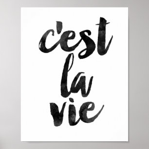 Póster C'est La Vie