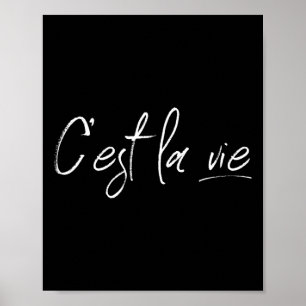 Póster C'est La Vie France Lover