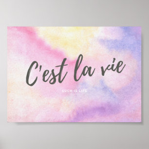 Póster CEST LA VIE French Such Is Life