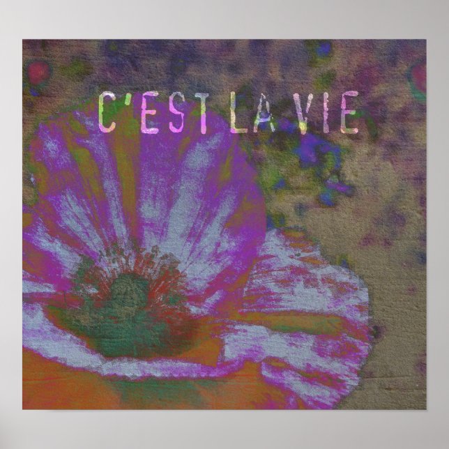 Póster C'est La Vie Poppy Poster (Frente)