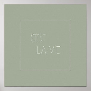Póster C'est La Vie - That's Life - French