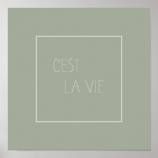 Póster C'est La Vie - That's Life - French (Frente)