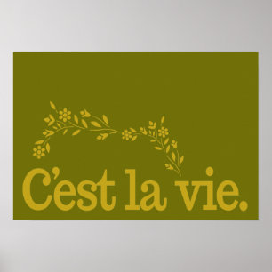Póster C'est La Viecustom poster