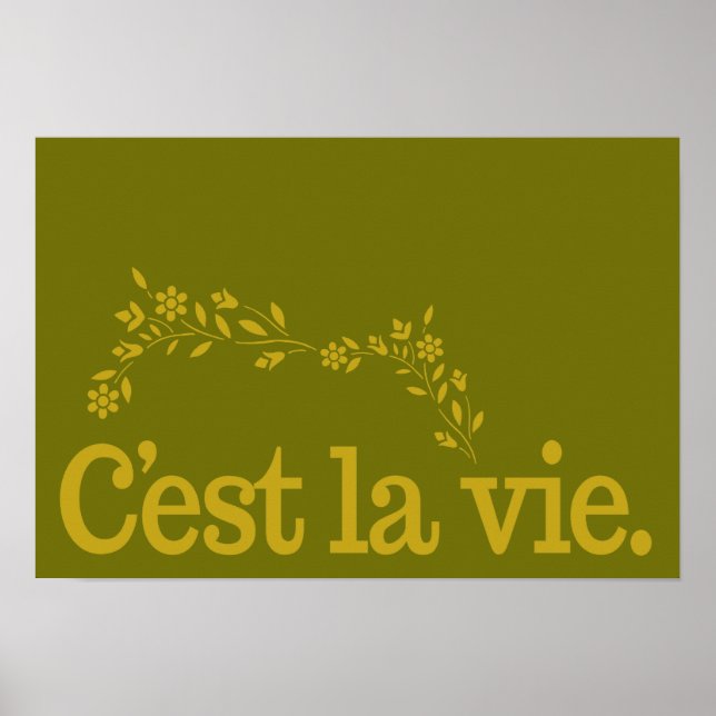 Póster C'est La Viecustom poster (Frente)