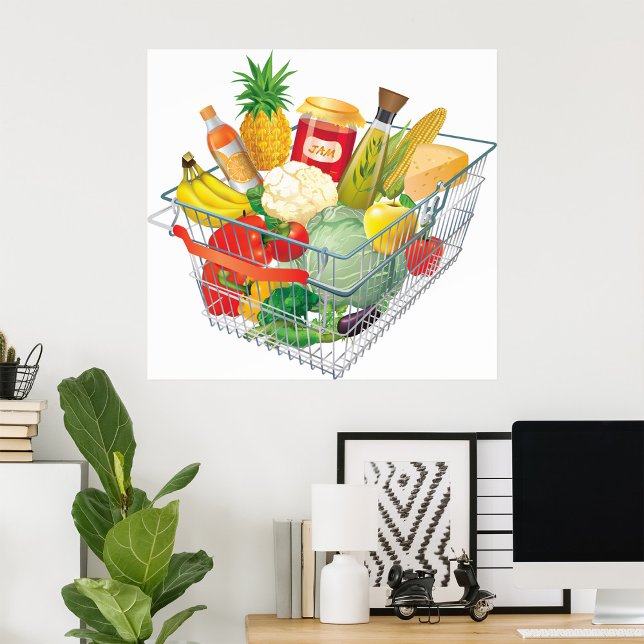 Póster Cesta de compras de supermercados (Subido por el creador)