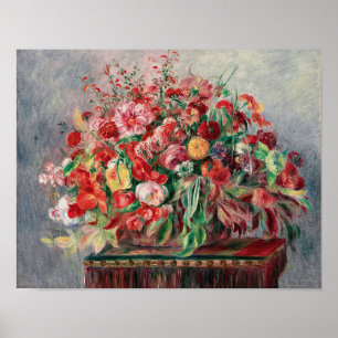 Póster Cesta de Flores por Renoir