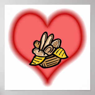 Póster cesta de pan