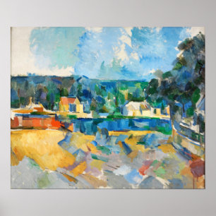 Póster Cézanne - Al Borde De Un Río