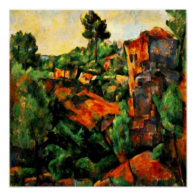 Póster Cezanne - Barrio Bibemus (Anverso)