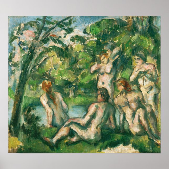 Póster Cézanne - Bathers (Frente)