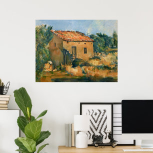 Póster Cezanne - Casa abandonada