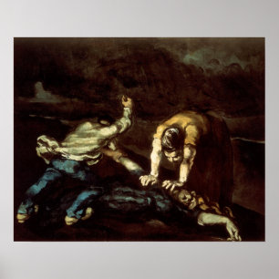 Póster Cézanne - El asesinato