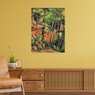 Póster Cezanne - En el parque del Chateau Noir