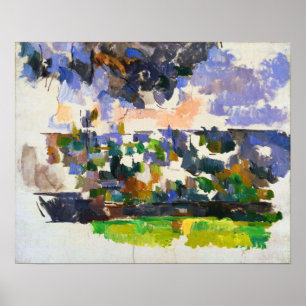 Póster Cézanne - Jardín de Les Lauves