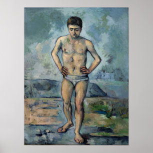 Póster Cézanne - La gran bañista