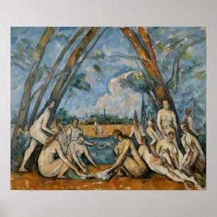 Póster Cézanne - Las Bañistas Grandes
