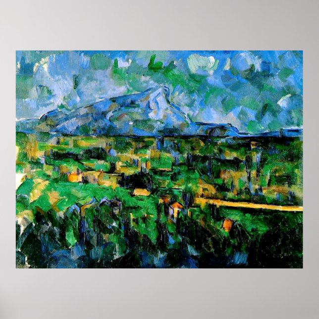 Póster Cezanne - Mont Sainte Victoire (Frente)