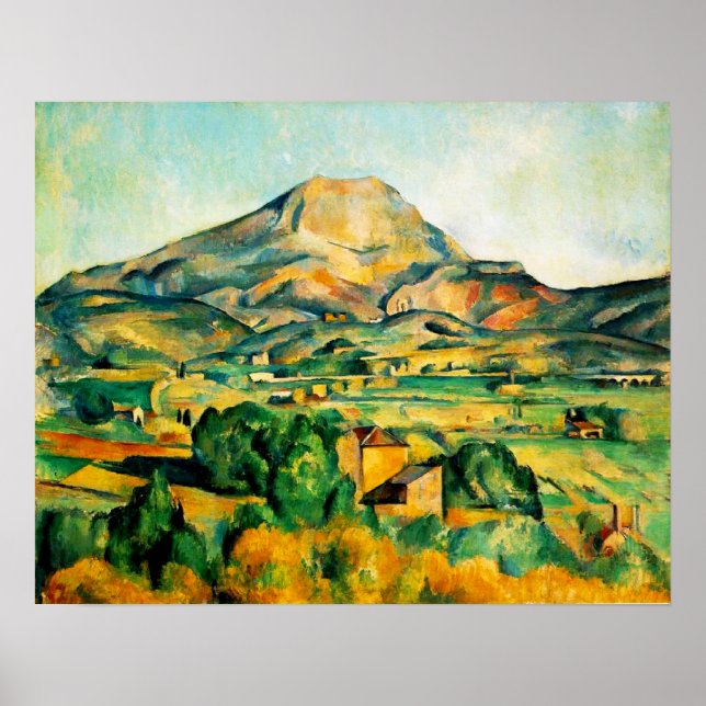 Póster Cezanne Mont Sainte-Victoire Poster (Frente)
