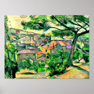 Póster Cezanne - Morning View of L'Estaque
