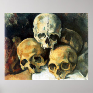 Póster Cezanne Pirámide de Skulls Poster