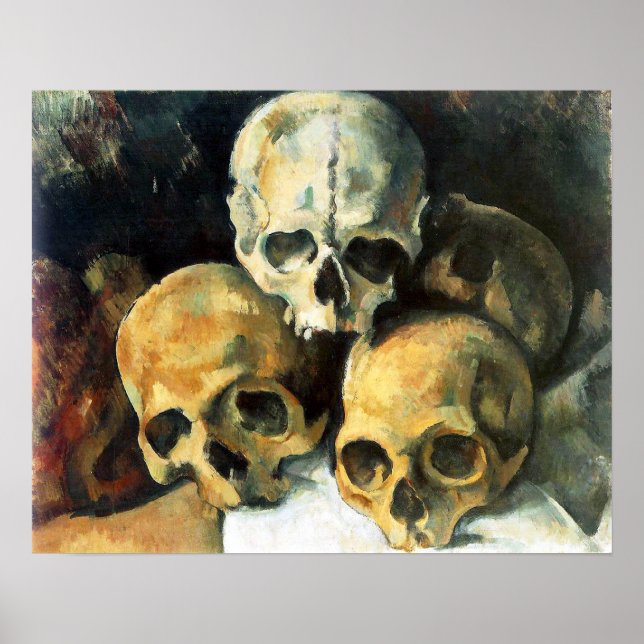 Póster Cezanne Pirámide de Skulls Poster (Frente)