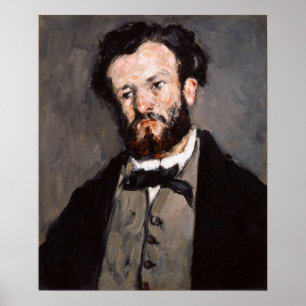Póster Cézanne - Retrato De Anthony Valabregue