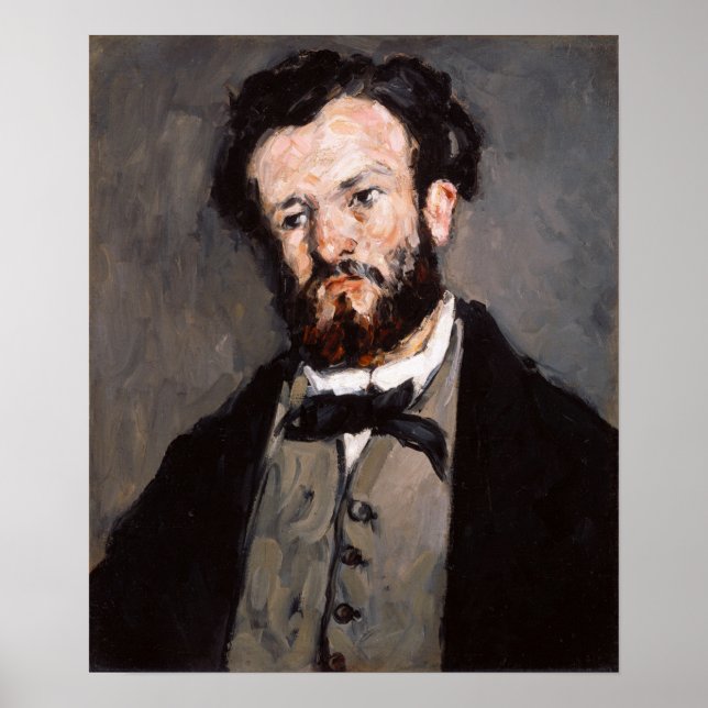 Póster Cézanne - Retrato De Anthony Valabregue (Frente)