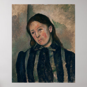 Póster Cézanne - Retrato De Madame Cézanne