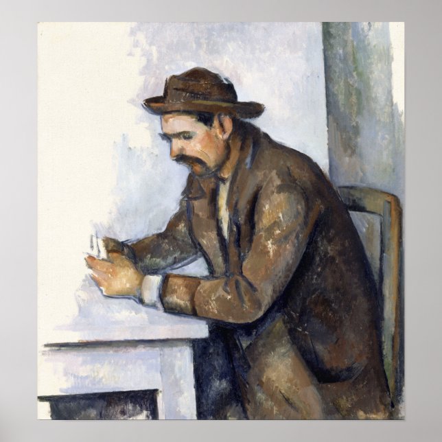Póster Cézanne - The Cardplayer (Frente)