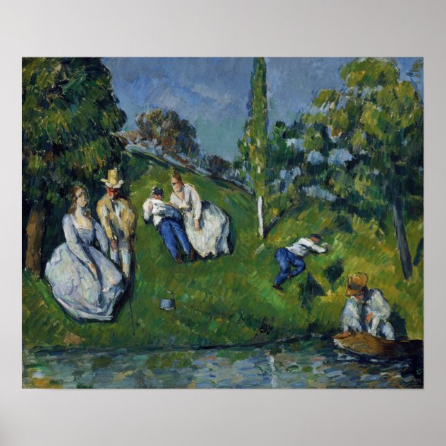 Póster Cézanne - The Pond (Frente)