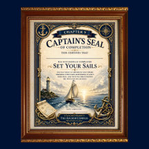 ch9 Izar tus Velas Certificado del Capitán Sello