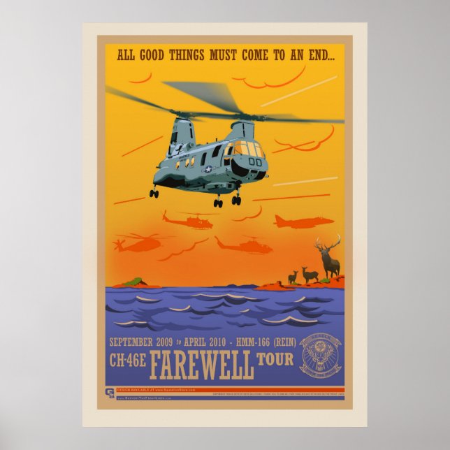 Póster CH-46 Poster de despedida (Frente)
