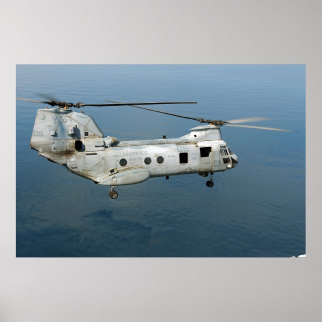 Póster CH-46 Sea Knight (Frente)