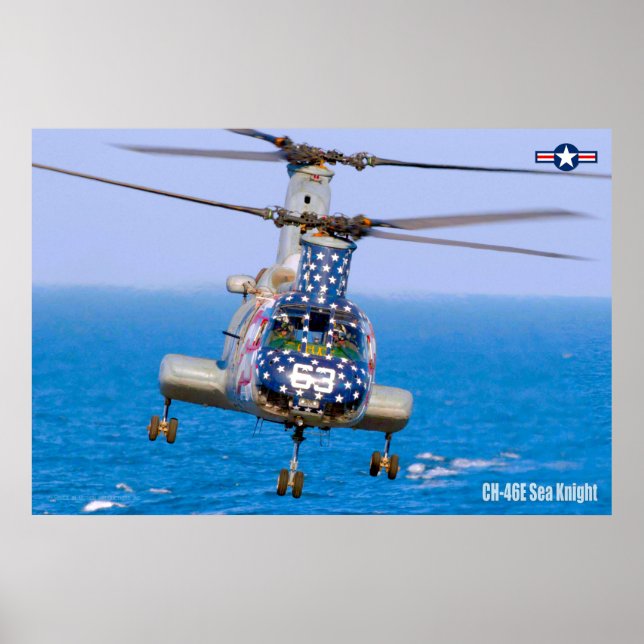 PÓSTER CH-46E SEA KNIGHT (Frente)