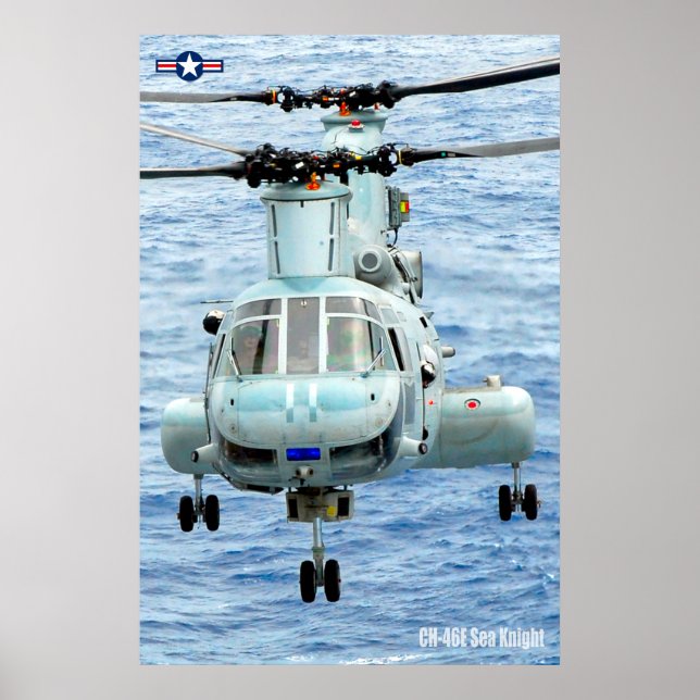 PÓSTER CH-46E SEA KNIGHT (Frente)