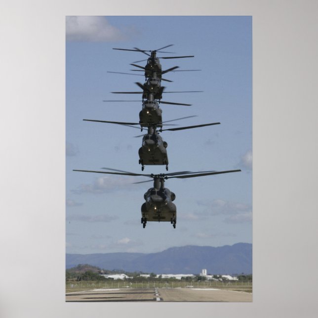 PÓSTER CH-47 POSTER CHINOOK HELICOPTER (Frente)