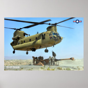 PÓSTER CH-47F CHINOOK