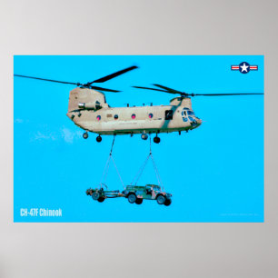 PÓSTER CH-47F CHINOOK