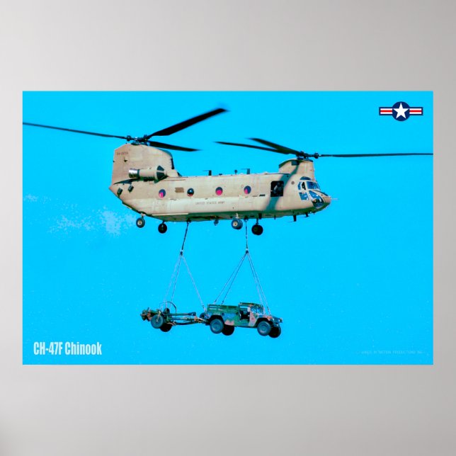 PÓSTER CH-47F CHINOOK (Frente)
