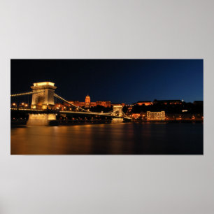 Póster Chain bridge Budapest