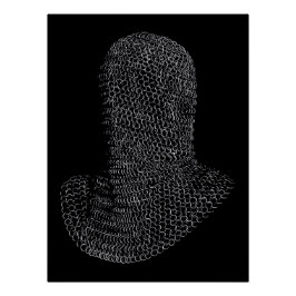 Póster Chainmail Warrior Hood