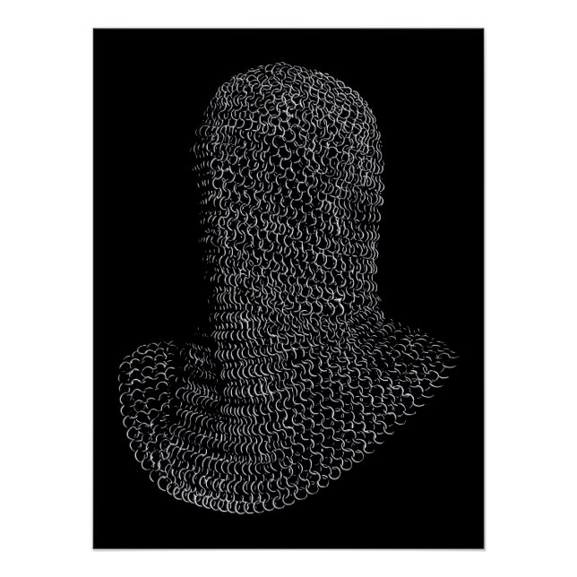 Póster Chainmail Warrior Hood (Anverso)