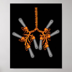Póster Chainsaw Gift Men Arborist Lumberjack Chainsaw