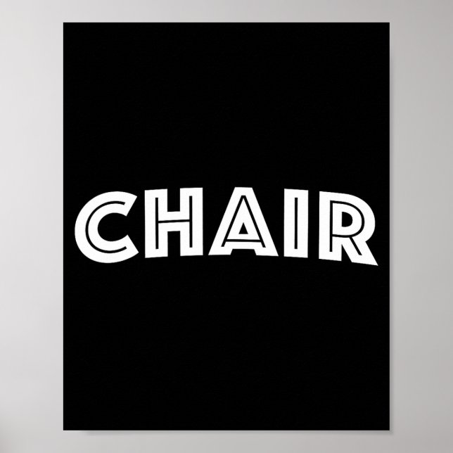 Póster Chair  (Frente)