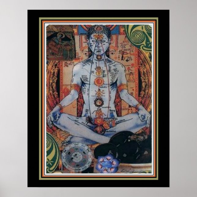 Póster Chakra india 16 x 20 Poster (Frente)