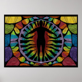 Póster Chakras arcoiris