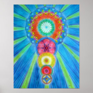 Póster Chakras Ascending