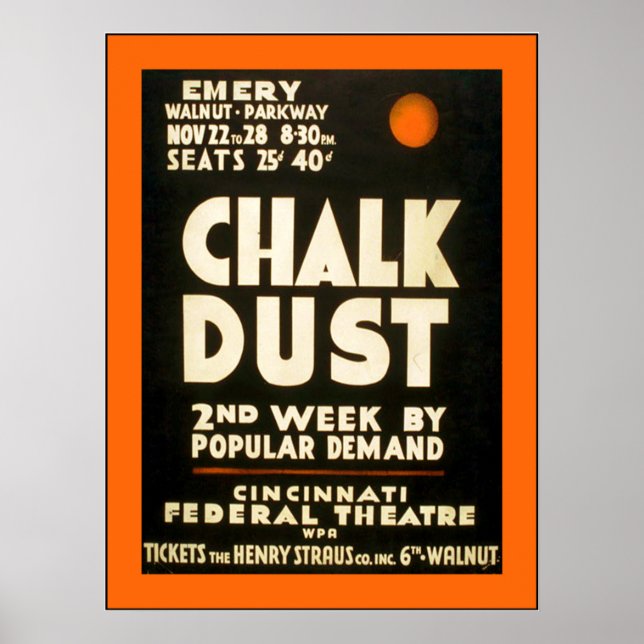 Póster Chalk Dust (Frente)