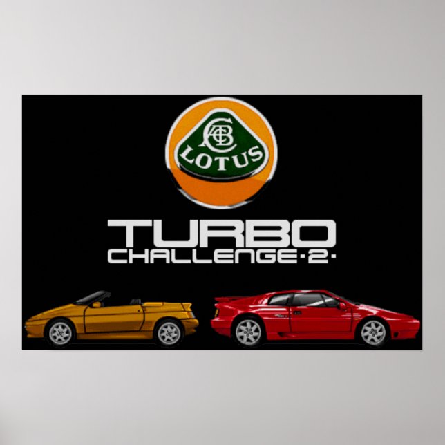 Póster Challenge 2 de Lotus Turbo (Frente)